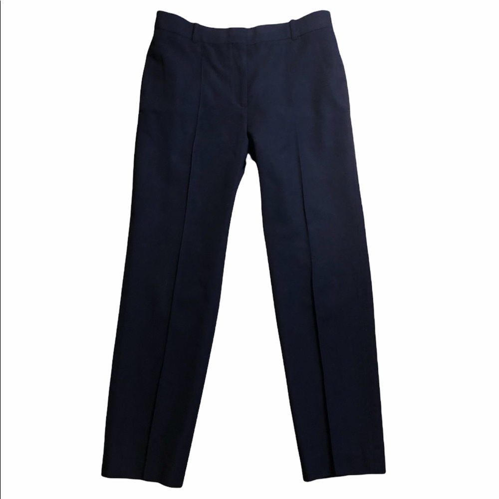 CÉLINE Navy Wool Straight Leg Trousers Sz 38 (Fr) VINTAGE